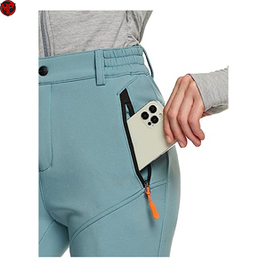 Women Softshell <b>Trousers</b> Outdoor Casual Pants Windproof Water Resistant Knee Patchwork Spring Wear Hiking Pant - Product Image 2
