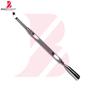 Pousse-cuticules double face de haute qualité, grattoir en acier inoxydable argenté, outil de manucure pour éliminer les peaux mortes, outils de qualité professionnelle pour salon. - Product Image 4