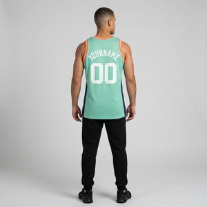 Uniforme de Baloncesto Reversible Sublimado para Hombre, Jersey 100% Poliéster, Transpirable, de Secado Rápido, Conjuntos Deportivos - Product Image 4