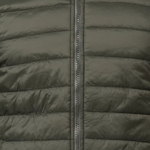 Veste matelassée d'hiver la plus vendue, personnalisable, couleur vert foncé, style zippé, veste d'extérieur avec faible MOQ, service OEM disponible - Product Image 5