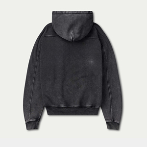 Sudaderas con Capucha para Hombre de Alta Calidad, Estilo Vintage, Lavado Ácido, 100% Algodón, Felpa, Talla Grande, Diseño Personalizado Bordado - Product Image 4