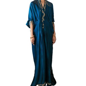Vestido Kaftan Maxi Largo, Tejido Transpirable, Antiestático, Ropa Modesta, Proveedor Mayorista, Producción Personalizada - Product Image 1