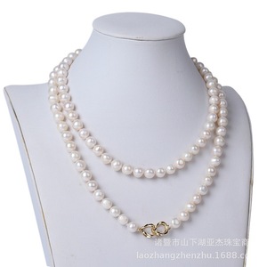 Collar de Cadena de Hueso de Serpiente de Acero de Titanio a la Moda, Colgante de Circonita, Estilo Instagram, Collar con Letras, Colección de Collares de Perlas - Product Image 5