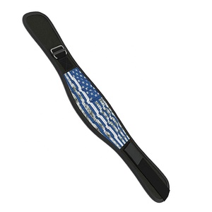 Cinturón de nailon para entrenamiento de gimnasio para hombre y mujer, cinturón de levantamiento de pesas personalizado por sublimación - Product Image 3