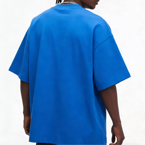 Camiseta Extra Grande para Hombre, 280 g/m², 100 % Algodón, Hombros Caídos, Lisa, con Logotipo Personalizado - Product Image 3