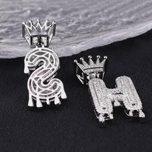 Colgante Personalizado con Nombre en Moissanita Helada, Plata de Ley 925, Lujo para Hombre, Estilo Hip Hop, Baño de Rodio, Engaste de Garra, Certificado GCI IDGL - Product Image 5