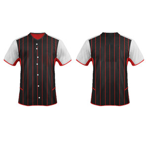 Uniformes de baseball sur mesure, design unique, fabriqués en usine, logo personnalisé imprimé, pour hommes - Product Image 4
