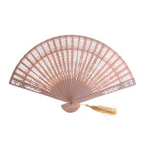 Abanico de bambú, accesorio tradicional hecho a mano para la decoración de la festividad del Año Nuevo Lunar asiático de Vietnam. - Product Image 3