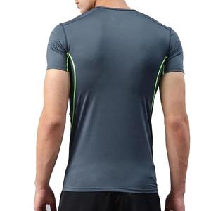 Camisetas de Gimnasio para Hombre, Ropa Deportiva, Impresión de Logotipo Personalizado, Camisetas de Cuello Redondo de Secado Rápido, Ropa de Fitness, Servicio OEM, 100% Algodón - Product Image 2