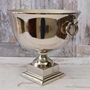 Casted <b>Aluminum</b> Ice Buckets Wine Bottle Cooler Bon Champagne Ice <b>Container</b> Bucket <b>Aluminum</b> Nickel Vintage Gift - Product Image 6