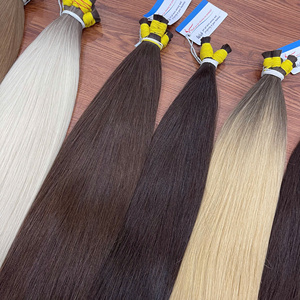 Extensions de cheveux humains naturels bruts vietnamiens en gros, couleur naturelle, cuticules intactes, Remy, lisses naturels - Product Image 1