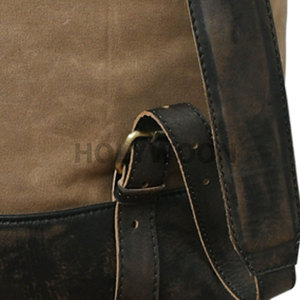 Made In Best Quality <b>Backpack</b> With Leather Straps And Bottom Panel Durable Unisex Casual Outdoor Bag 20-30L Capacity - Product Image 5