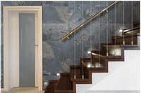 Revêtement mural flexible en pierre écologique de luxe Anutman, feuille de marbre rustique 100 % naturelle, imperméable et durable pour l'entrée d'un appartement