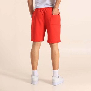 Shorts de sport décontractés pour hommes en toile unie, taille haute, avec cordon de serrage, poches, respirants et séchage rapide, haute qualité - Product Image 5