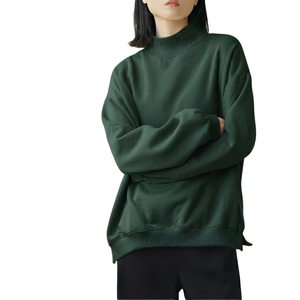 เสื้อสเวตเตอร์คอเต่าผู้หญิง สไตล์ลำลองอินเทรนด์ ผ้าอุ่นสำหรับสวมใส่ในฤดูหนาวทุกวัน เสื้อคอเต่าแขนยาวผ้าฝ้ายถักสำหรับผู้หญิง - Product Image 2