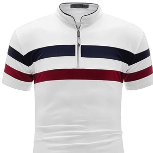 Polo de luxe personnalisé surdimensionné évacuant l'humidité sans col chemise de golf durable de haute qualité pour un usage décontracté et sportif - Product Image 1