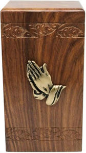 Handmade Wooden Cremation <b>Urns</b> for Adult Funeral and Burial with Custom Logo at Low Price - Product Image 2