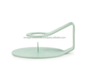 Candelabro de Metal Vintage para decoración del hogar, portavelas decorativo hecho a mano, decoración en miniatura para el hogar, regalos de arte - Product Image 6