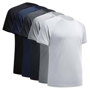 เสื้อยืดแขนสั้นผู้ชายคุณภาพสูง ผ้าฝ้าย 100% ระบายอากาศ แห้งเร็ว ทรงหลวม ไม่เป็นขุย รับผลิตแบบ OEM ออกแบบโลโก้และลวดลายตามสั่ง - Product Image 1