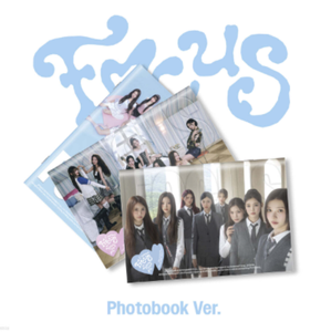 Hearts2Hearts FOCUS [Photobook Ver K-Pop Libro Electrónico (CD) con Materiales de Papel y Plástico, Idioma Coreano, Para Todas las Edades, Hecho en Corea - Product Image 1