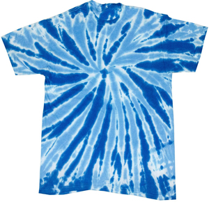 T-shirt personnalisé tie-dye en spirale 100% coton, coupe oversize, streetwear décontracté unisexe, été, vente en gros - Product Image 3