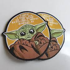 Magnum Copters WOVEN Patch <b>Circle</b> Shape Sew-On woven Felt Decorative Gift - Product Image 2