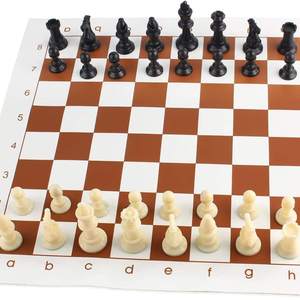 Customized Outdoor Folding Roll-Up International <b>Backgammon</b> Game <b>Set</b> Premium Quality Leather Chess <b>Set</b> - Product Image 5
