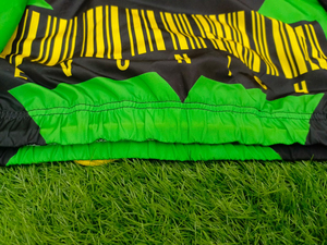 Custom Men's Satin Windbreaker Jacket and Shorts <b>Set</b> Embroidery Print Zip Jogger Tracksuit Quick Dry Summer - Product Image 6