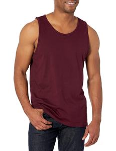 Camiseta sin mangas de poliéster de verano para hombre, chaleco de gimnasio informal para entrenamientos de culturismo de talla grande, efecto lavado de compresión transpirable - Product Image 1