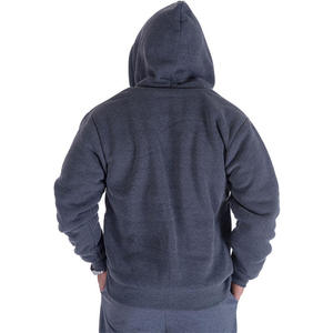 Nouveau sweat à capuche zippé streetwear de qualité supérieure avec logo personnalisé, vente en gros, pour hommes, épais et résistant - Product Image 3
