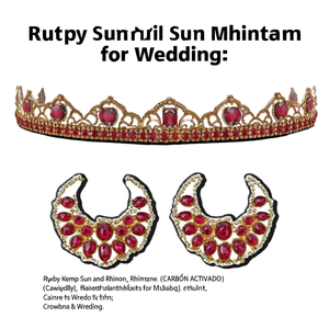 Ruby Kemp Sun and Moon Rhinestone Hair Comb for Wedding - Product Image 2