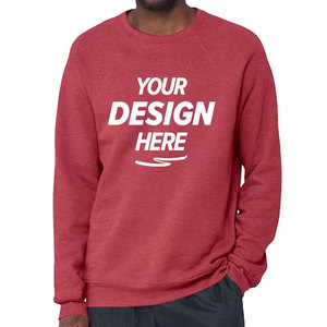 Warm Fleece Crewneck <b>Men</b> Winter Heavyweight Cotton Blend <b>Thermal</b> Plain Pullover Long Sleeve Cozy Top Sweatshirt - Product Image 1