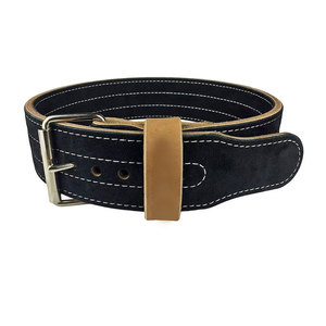 Ceinture de musculation en cuir de haute qualité pour hommes et femmes, la plus vendue, avec boucle à levier en acier, durable pour le soutien du bas du dos - Product Image 1