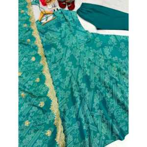 Ensemble de bas de robe fantaisie Anarkali pour femmes - Product Image 1