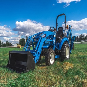 Mini-tracteur 4x4 LS 23 CV à prix avantageux avec moteur EPA, chargeur frontal polyvalent, pelle arrière et tondeuse pour ferme et jardin, moteur 22 CV - Product Image 1