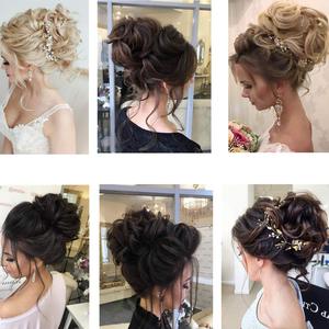 Hairarchy Extension de chignon en cheveux indiens Remy bruns avec frange, facile à porter, aspect naturel, taille personnalisée, vente en gros, meilleur prix - Product Image 4