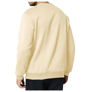Custom Heavyweight Sweatshirt Men Blank Fleece Pullover <b>Crewneck</b> Loose Fit Streetwear Plain Gym <b>Sweaters</b> - Product Image 2
