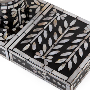 Luxury Arabic Incense Mother of Pearl Mabkhar Bakhoor <b>Box</b> & Incense Burner Set <b>Gift</b> <b>Box</b> Wholesale for <b>Ramadan</b> - Product Image 3