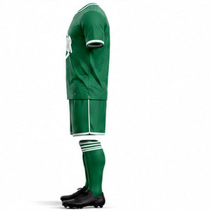 Professional Football Soccer Uniform Designed with Ergonomic Athletic Fit, Sweat-Wicking Performance Fabric and Fully Customized - Product Image 6