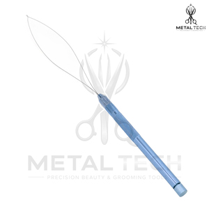Blue Hair Extension Kit Latch Hook Pulling <b>Needle</b> Wire Loop <b>Threader</b> Holder Set for Micro Ring Beads Ventilating Tools - Product Image 4