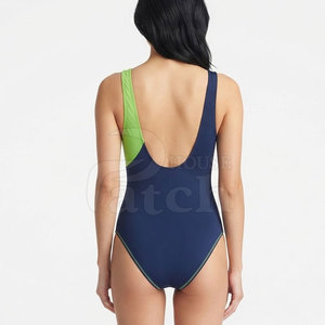 Traje de Baño de Una Pieza para Mujer, Personalizado, Deportivo, de Secado Rápido, con Estampado Deportivo, para Playa, Piscina, Entrenamiento Atlético - Product Image 4