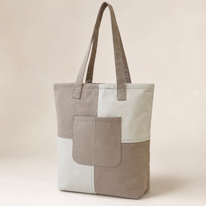 Sac fourre-tout en toile non laminée personnalisé avec poche 35x39x10cm, logo imprimé, fournisseur OEM ODM pour le commerce de détail et les marques privées - Product Image 2