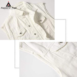 Chaleco Vaquero de Invierno Transpirable con Logotipo y Diseño Personalizados al por Mayor, Acolchado con Bolsillos, para Hombre, de Alta Calidad - Product Image 3