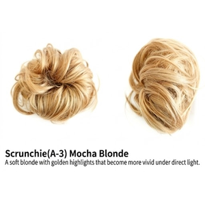 Chignon synthétique coréen pour femme, extension de chignon élastique, postiche pour chignon ou coiffure relevée (A-3) - Product Image 2