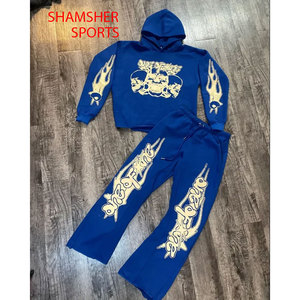 Survêtement 2-en-1 unisexe Shamsher Sports, coupe large, en molleton de coton respirant, écologique et à séchage rapide, idéal pour les sports d'hiver et la mode. - Product Image 3
