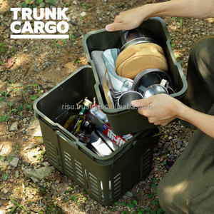 Nhựa và phổ biến Stackable meshcargo hộp cho cắm trại, với tùy chọn nắp - Product Image 2