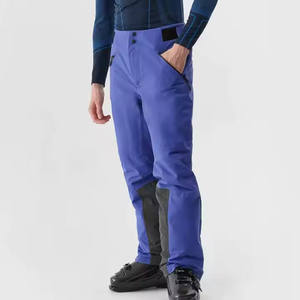 Pantalon de ski unisexe écologique respirant imperméable coupe-vent 10000 mm -Tex à séchage rapide avec isolation en laine, polyester/coton, vêtements de neige - Product Image 4