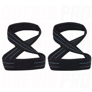 Heavy Duty Non Slip Wrist Support Gym <b>Straps</b> <b>Adjustable</b> Padded Cotton Weight Lifting <b>Straps</b> for Weightlifting Powerlifting - Product Image 2