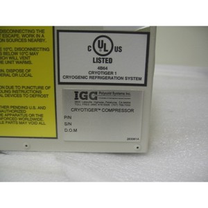Bomba de agua IGC Polycold Cryotiger 11102-05, 422359 - Equipo y piezas de semiconductores de confianza de la marca global Trusted Global Legacy - Product Image 6