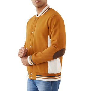 Chaqueta Varsity de Alta Calidad, Cuerpo y Mangas de Lana Suave, Secado Rápido, Transpirable, Estilo Atlético para Deportes - Product Image 3